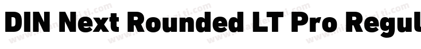 DIN Next Rounded LT Pro Regular字体转换